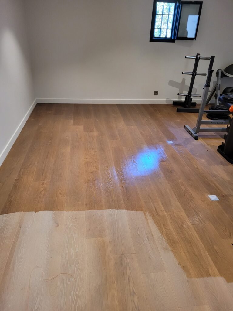 Vitrification d’un parquet